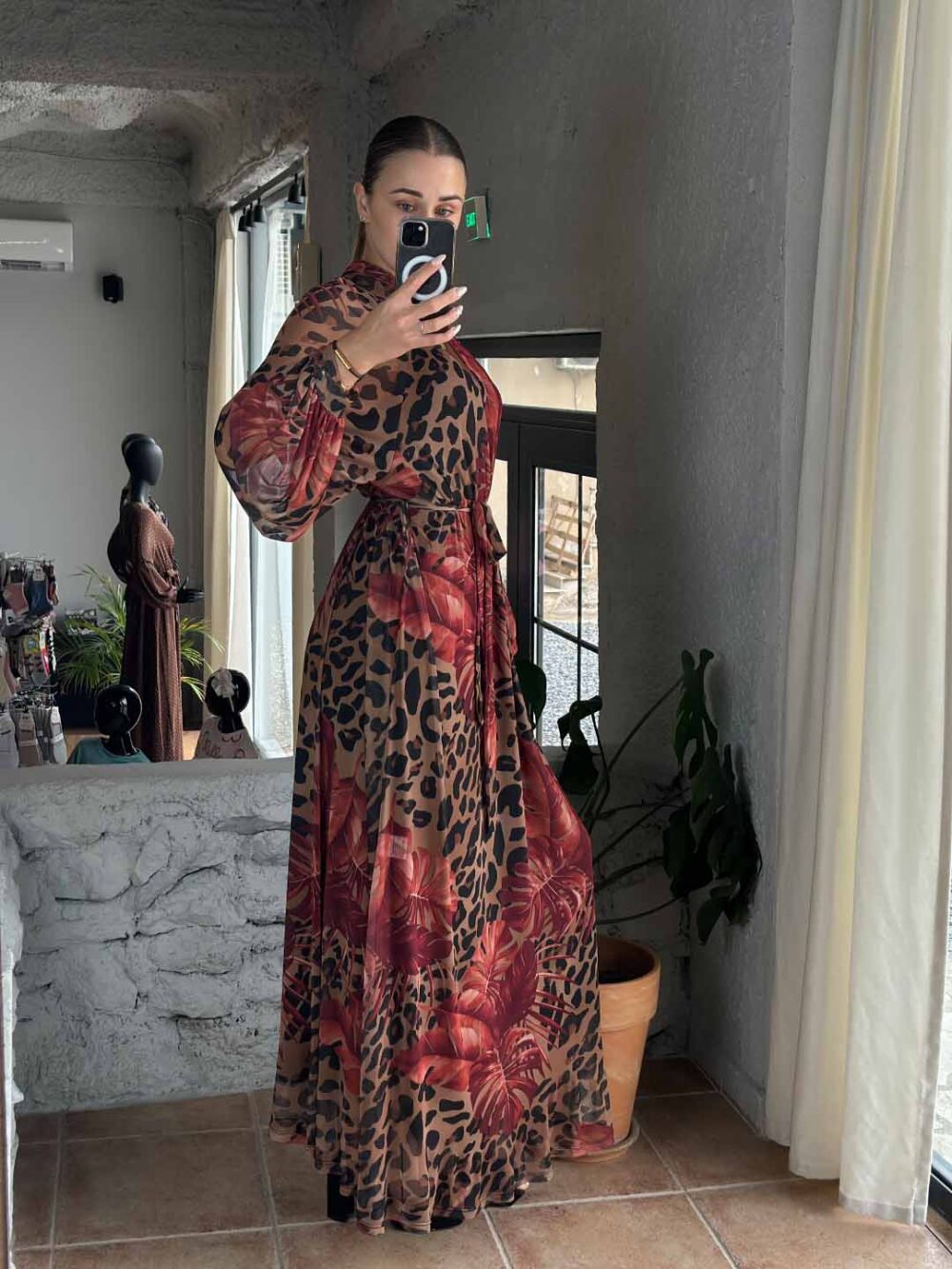 animal print maxi for 3