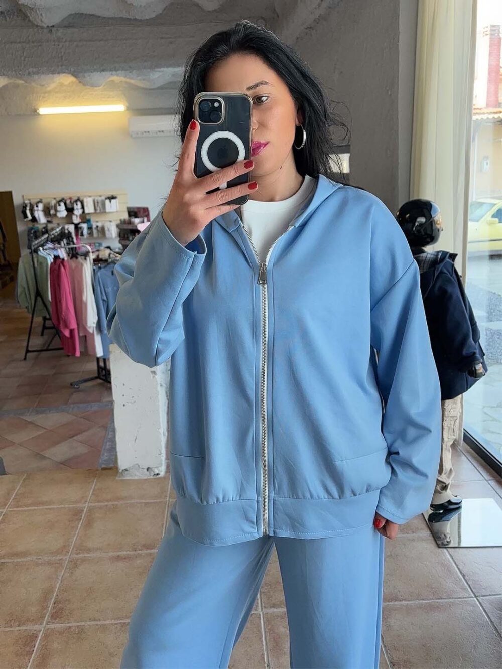 k baby blue set over size 4