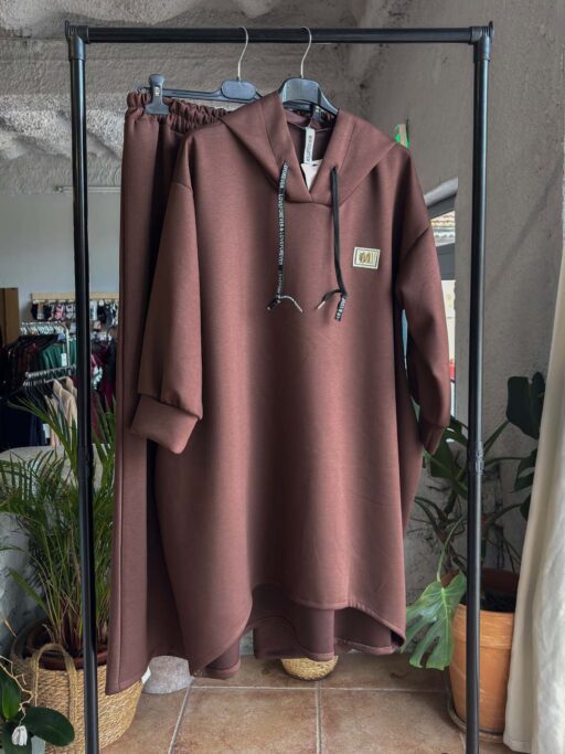 Σετ Plus Size Baby Φούτερ Oversized