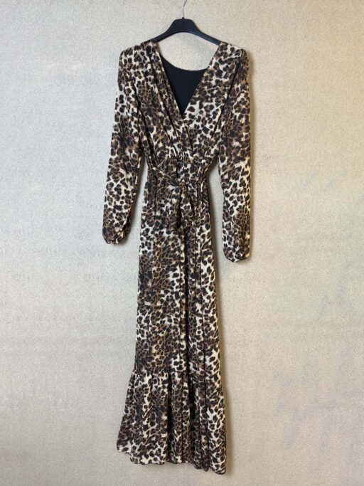 Φόρεμα Maxi Animal Print Σε Μεγάλο Μοτίβο
