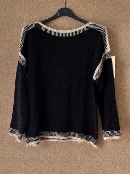 Μπλούζα Fluffy Μαύρη Indian Knit