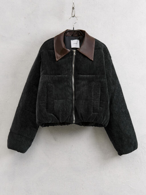 Bomber Jacket Nero "LUMINA"