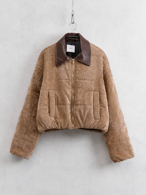 Bomber Jacket Cammello "LUMINA"