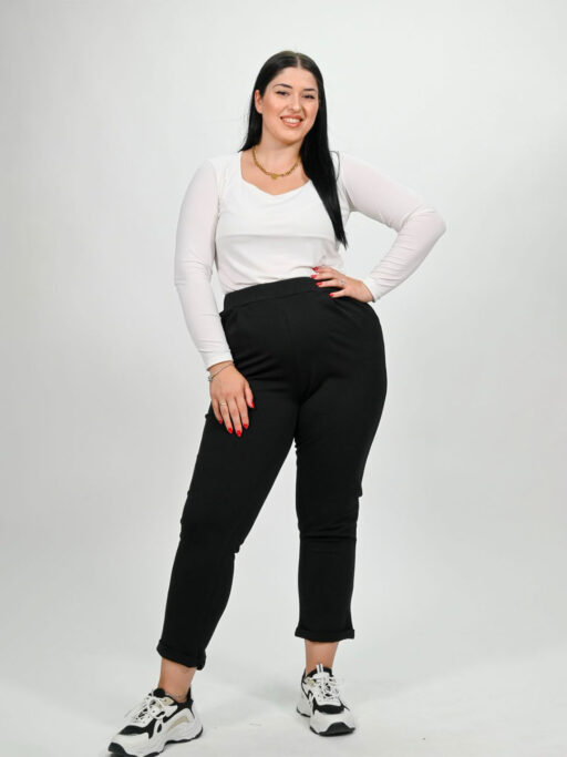 Παντελόνι Mom Fit Plus Size "VOICE"