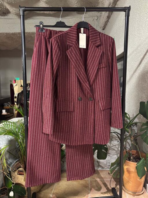 Κοστούμι Τσόχα Oversized Ριγέ