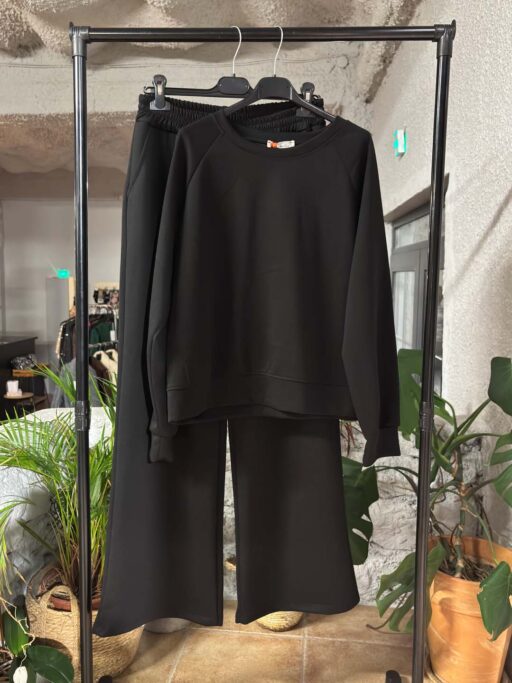 Σετ Φόρμες Μπλούζα Με Παντελόνα Baby Φούτερ Αχνούδιαστο