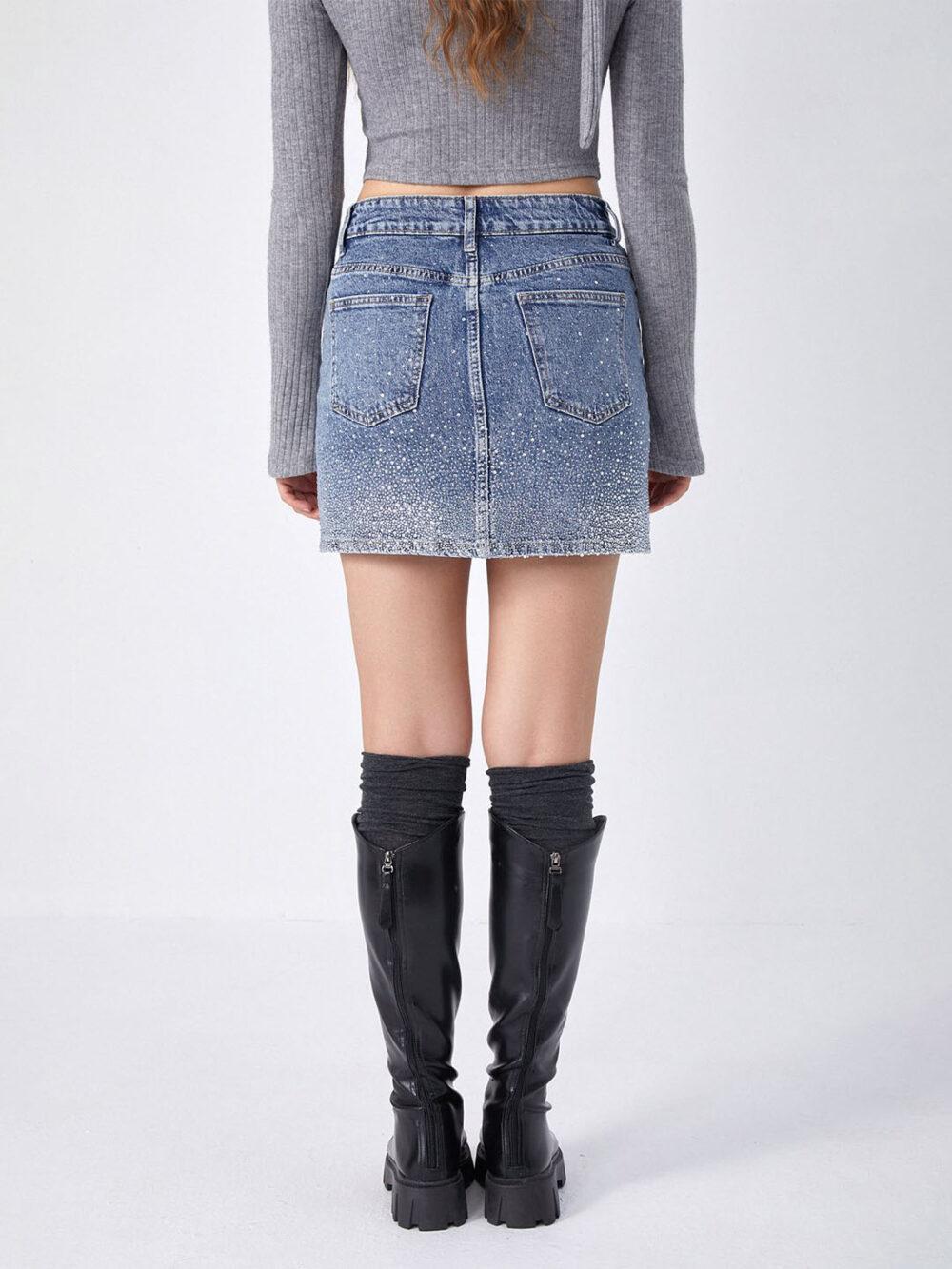 a t865 mini jean fousta strass 5