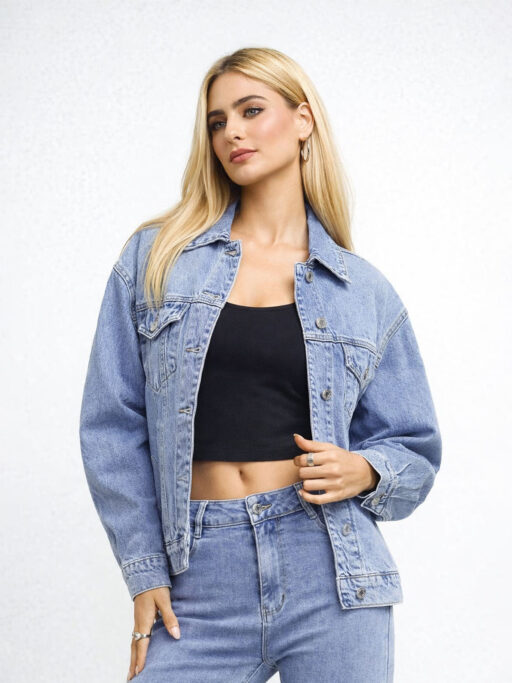 Μπουφάν Τζιν Oversized