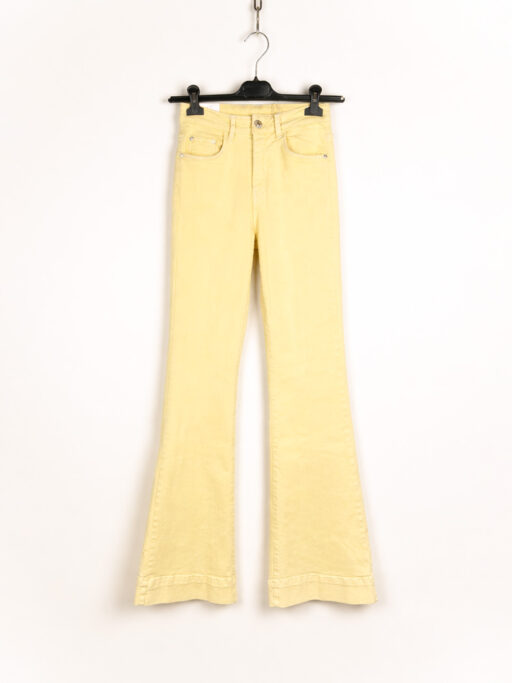 Τζιν Παντελόνι Flare Καμπάνα -5Kg Κίτρινο