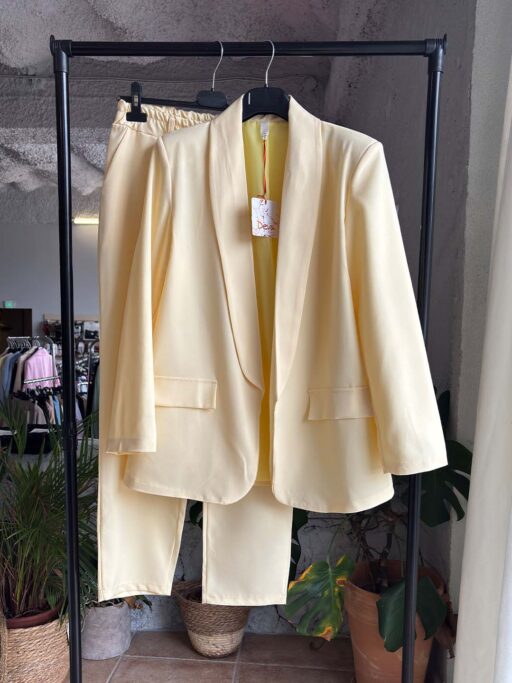 Effortless Chic Κοστούμι Με Σακάκι & Παντελόνι