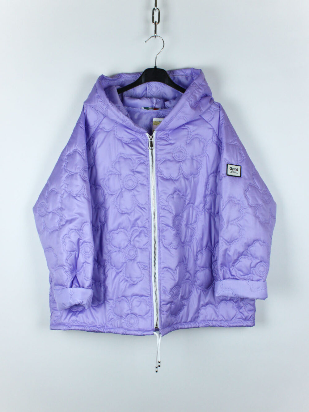 a lila puffer koukoula 1