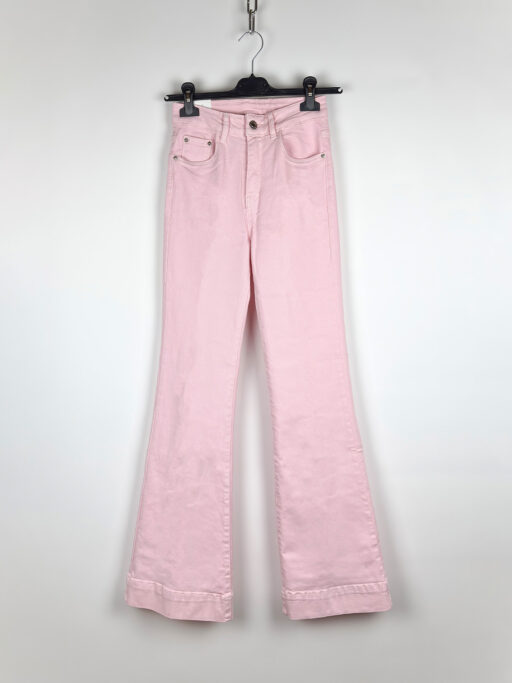 Τζιν Παντελόνι Flare Καμπάνα -5Kg Ροζ