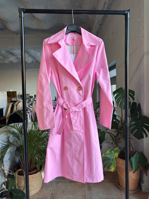 Καμπαρντίνα Ανοιξιάτικη Με Ζώνη Και Κουμπιά