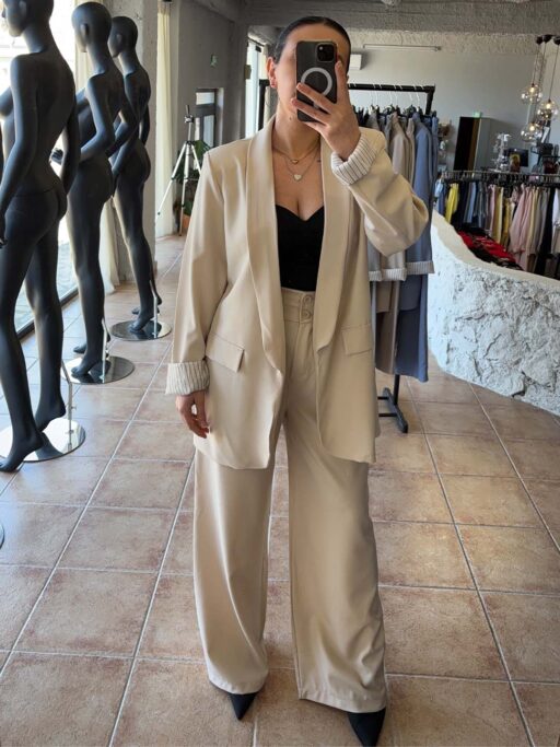 Effortless Chic Oversized Κοστούμι Σετ