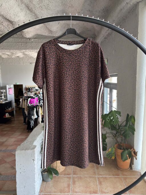 Leopard Breeze Midi Φόρεμα