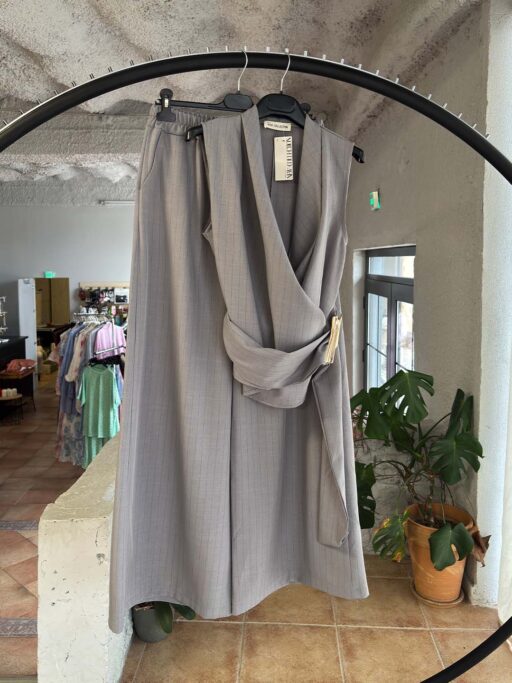 Tailored Flow Σετ με Φαρδιά Παντελόνα