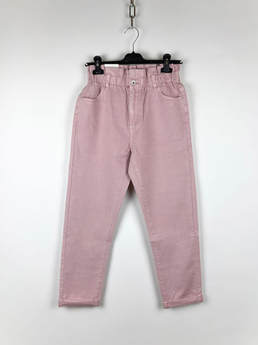 Dusty Pink Stretch Mom Fit Plus Size Τζιν