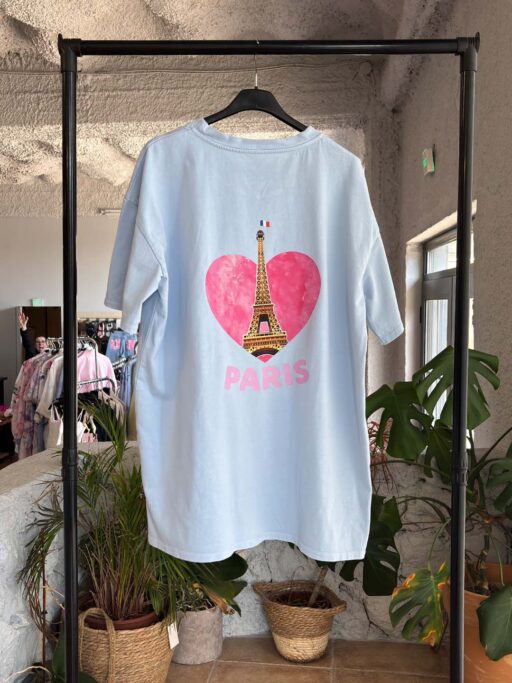 Oversized T-Shirt Paris Heart