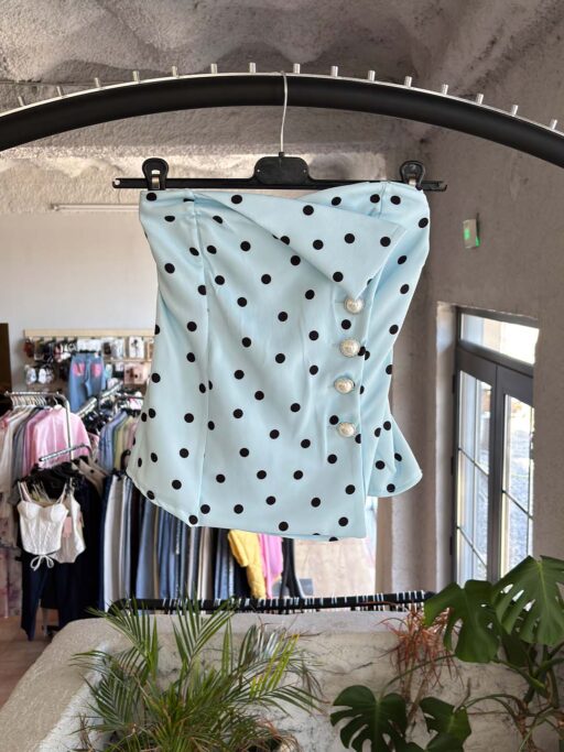 Στράπλες Τοπ Πουά Pearl Buttons