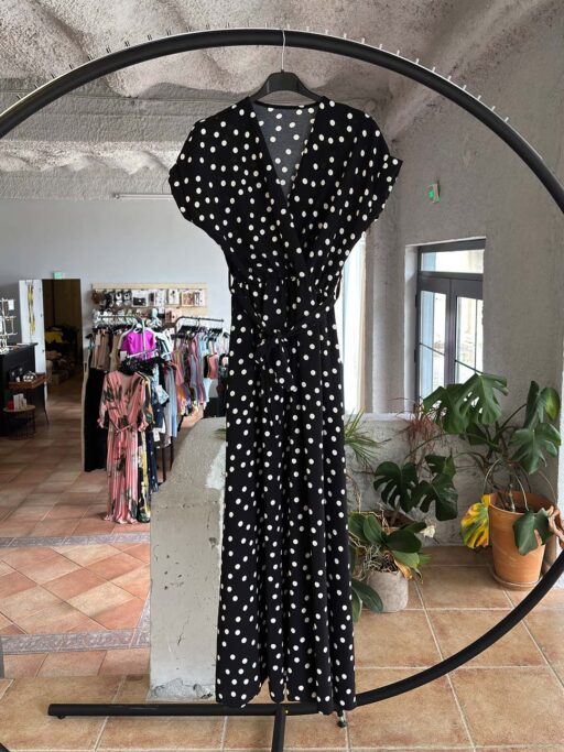 Polka Chic Midi Φόρεμα