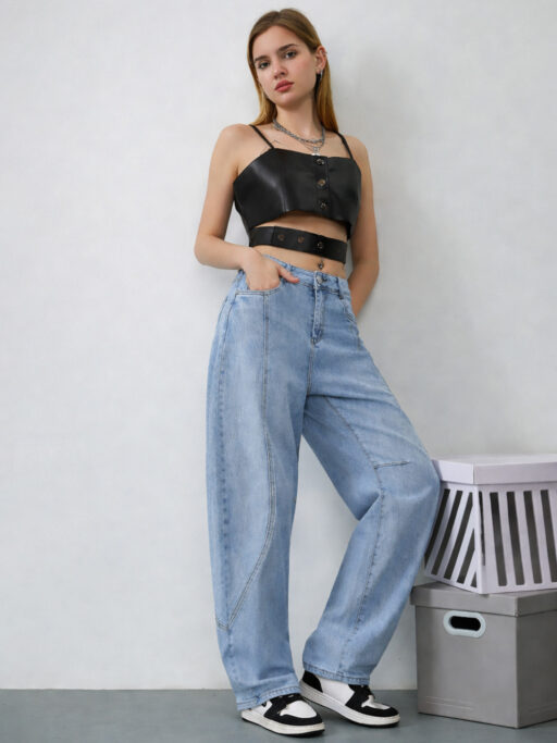 Street Shape Baggy Balloon Τζιν