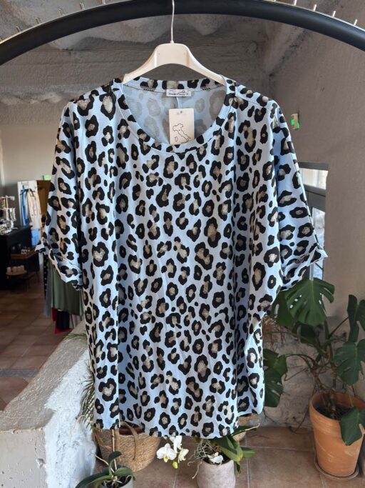 Plus Size Μπλούζα Animal Print