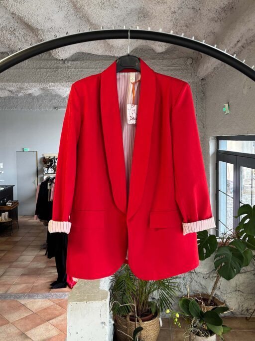 Chic Σακάκι Mε Στρογγυλό Γιακά