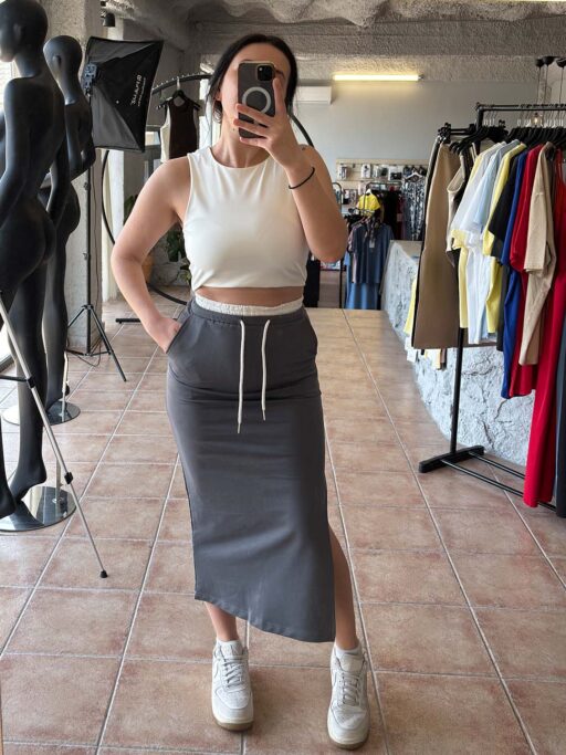 Comfort Midi Φούστα