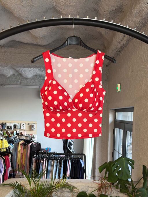 Polka Dot Crop Top