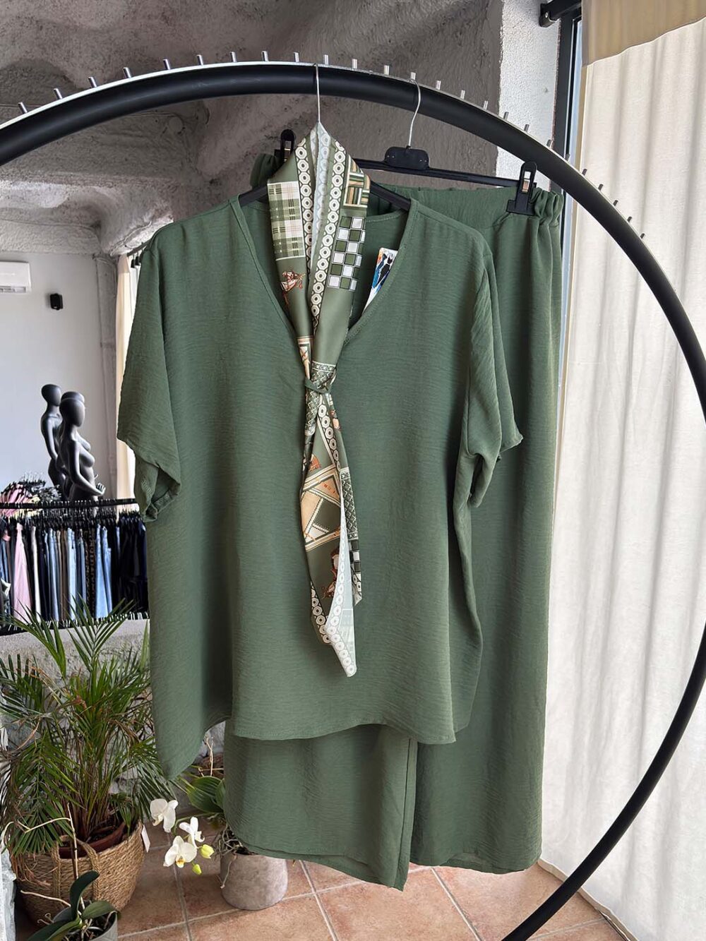 b xaki plus size set