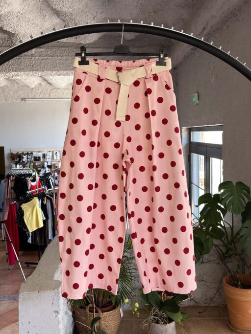 Polka Mood Baggy Balloon Παντελόνι Με Ζώνη