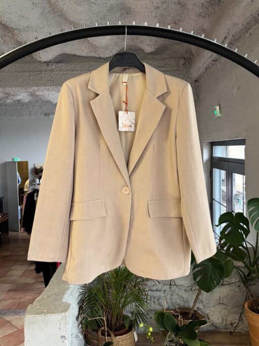 Minimal Σακάκι Με Κλασικό Γιακά