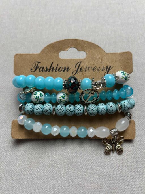 Σετ Βραχιολιών Boho Beads 4 Τεμαχίων