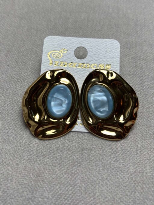 Vintage Pearl Effect Statement Earrings