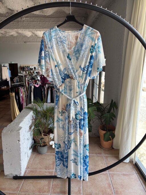 Plus Size Floral Wrap Dress
