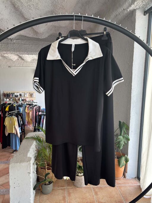 Plus Size Polo Chic Set
