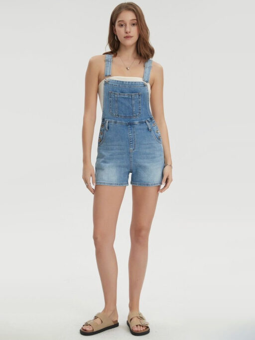 Jean Σαλοπέτα Shorts Light Blue