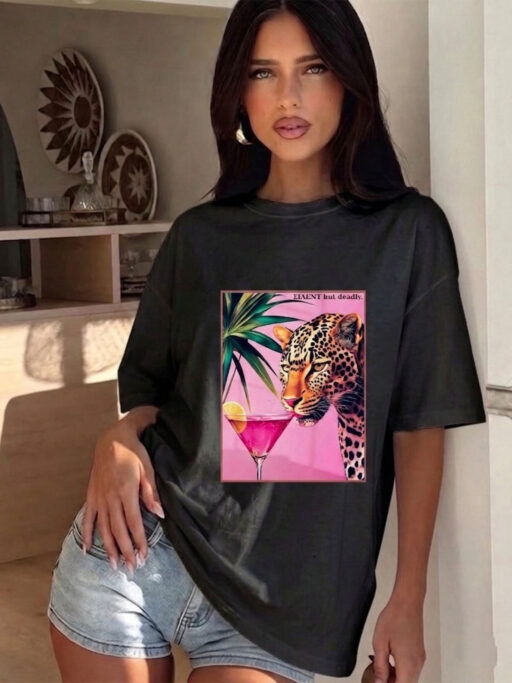Oversized T-shirt “Silent Leopard”