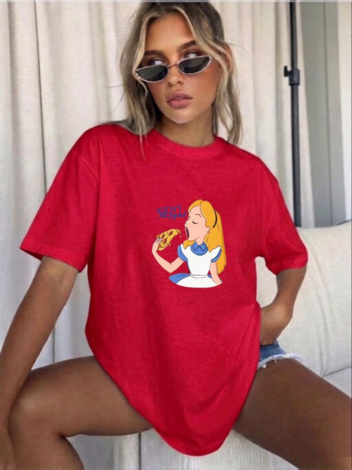 Oversized T-shirt “Pizza Mood”