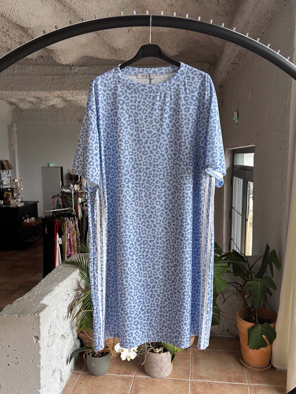 p galazio animal print midi forema