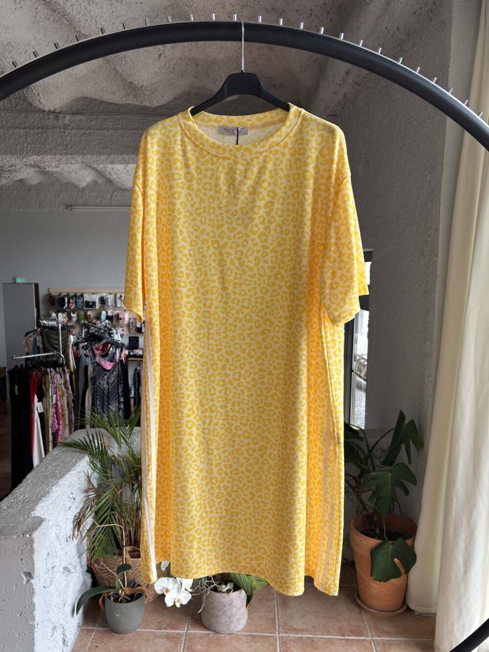 p kitrino animal print midi forema