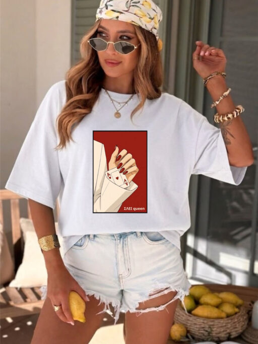 Oversized T-shirt “Ace Queen”
