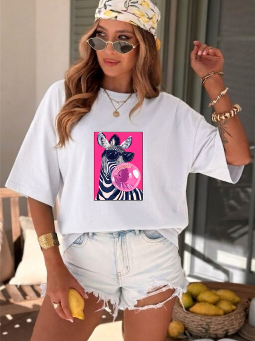 Oversized T-shirt “Zebra Bubble”