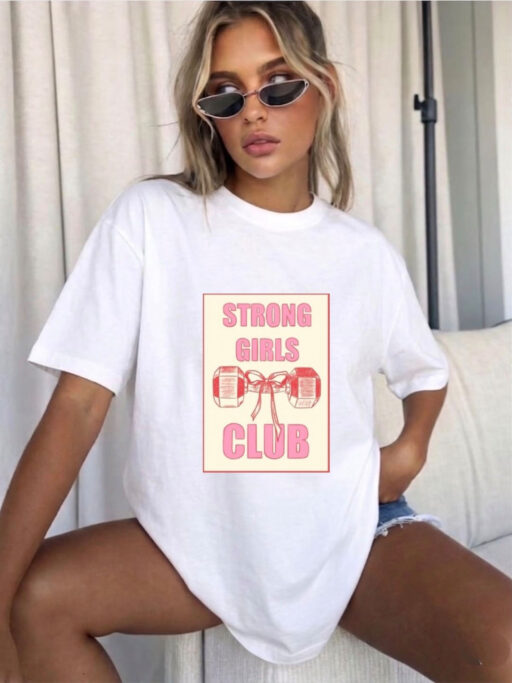 Oversized T-shirt Strong Girls Club