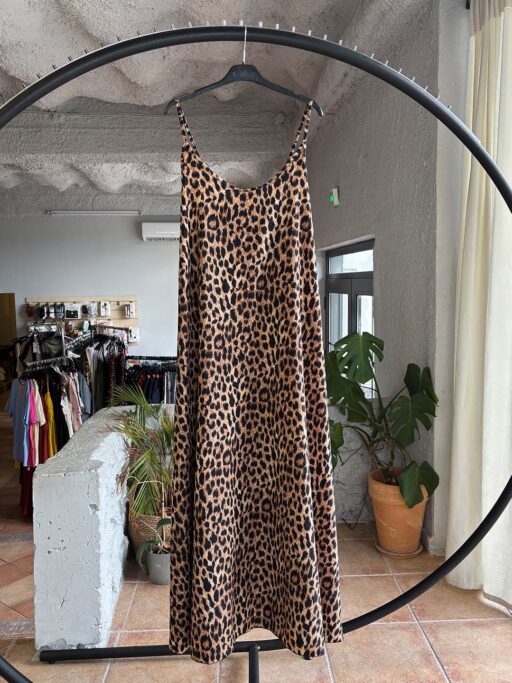 Maxi Φόρεμα Leopard Print