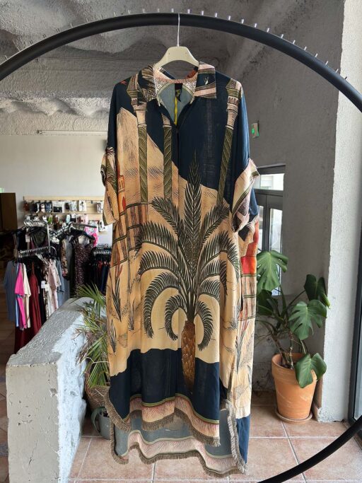 Plus Size Καφτάνι Φόρεμα Exotic Print
