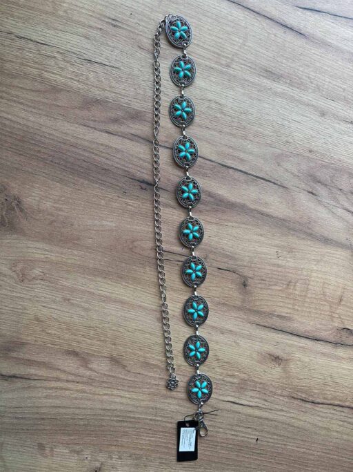 Boho Μεταλλική Ζώνη Turquoise