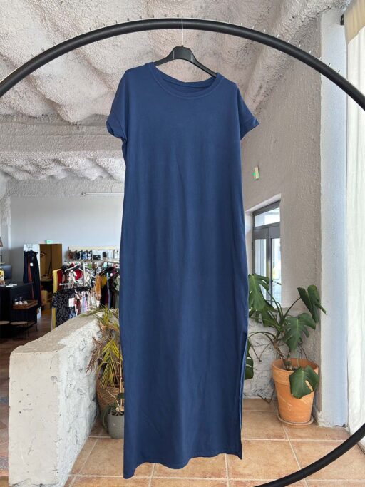 Maxi Βαμβακερό Φόρεμα Basic