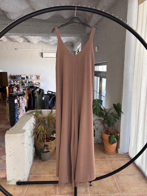 Plus Size Ολόσωμη Φόρμα Oversized Με Φαρδιές Τιράντες