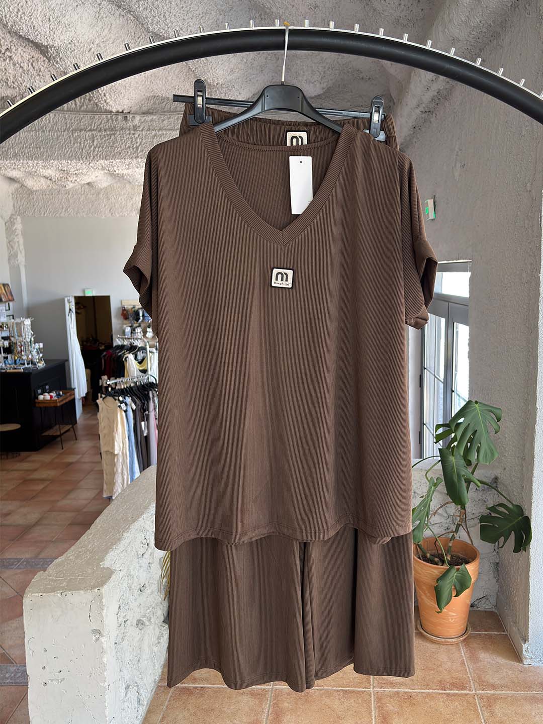 q chocola plus size rip set